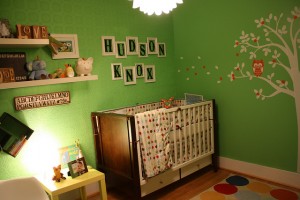 green-baby-room