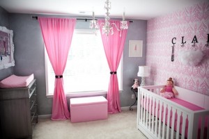 pink-and-gray-nursery