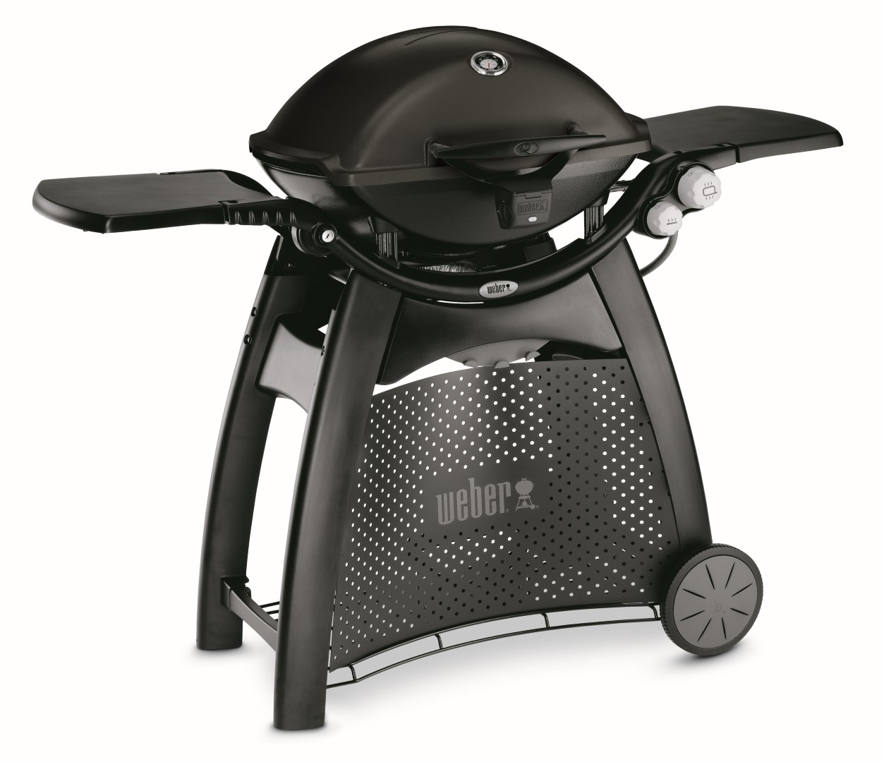 57010004A14 2014 Weber Q 3200 Gas Grill LP Black EU Product Facing Right