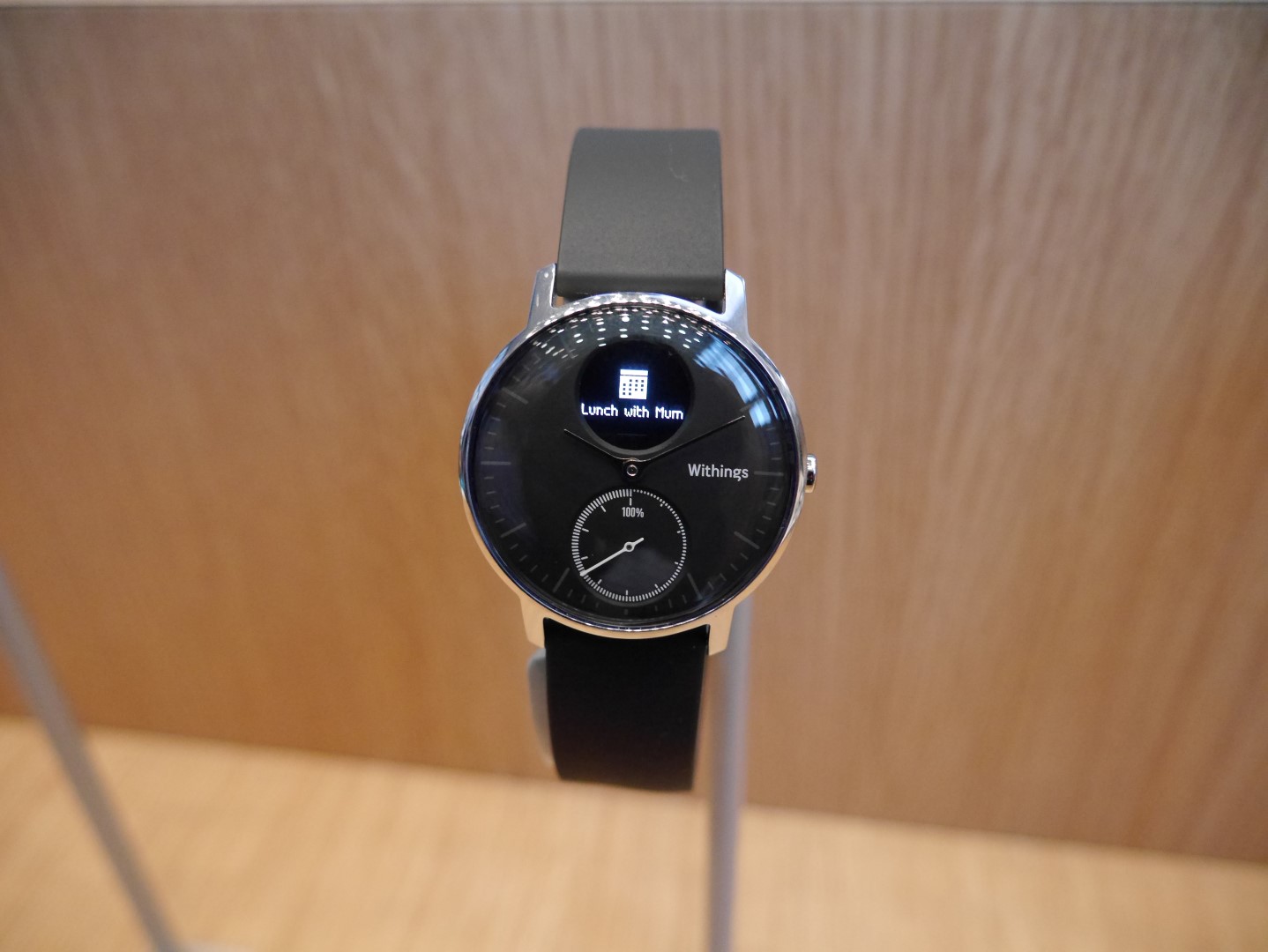 withings steel hr music control
