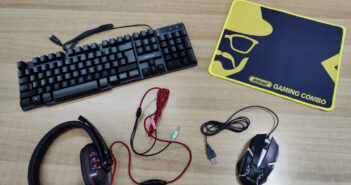 4 σε 1: Gaming πληκτρολόγιο, headset, ποντίκι και mousepad