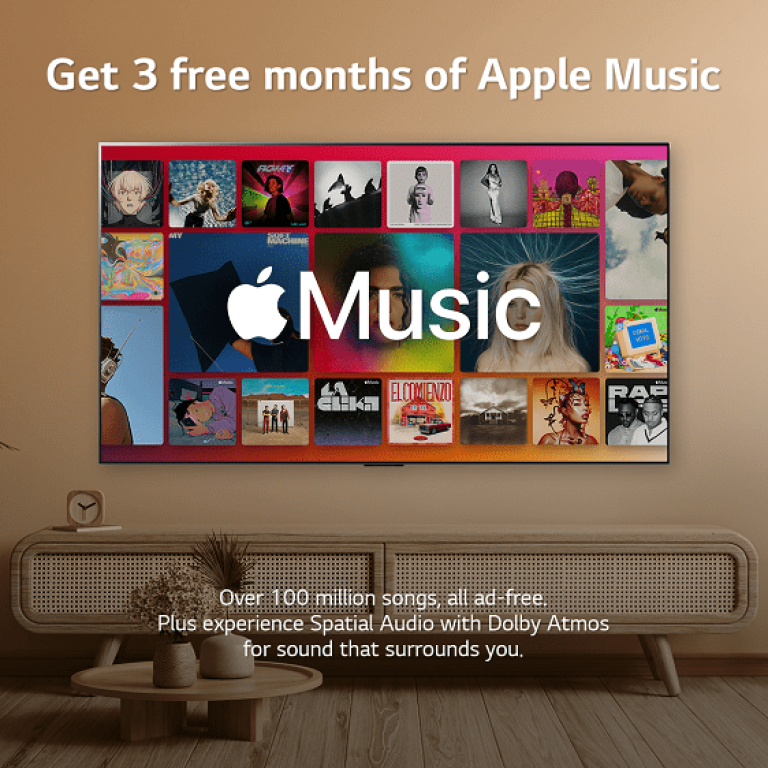 LG Smart TV Apple MusicPR Image