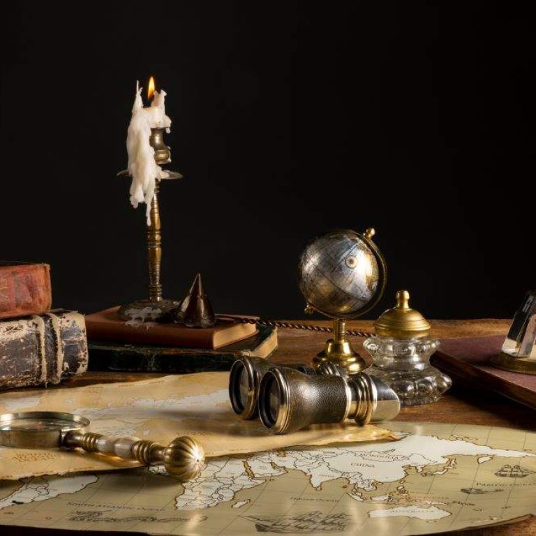 pirate-artifacts-arrangement-still-life