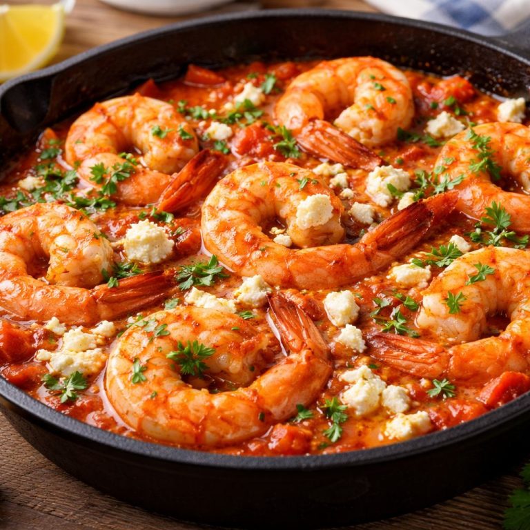saganaki garides