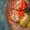 top-close-view-delicious-vegetable-dolma-meal-filled-with-ground-meat-blue-background_179666-17238
